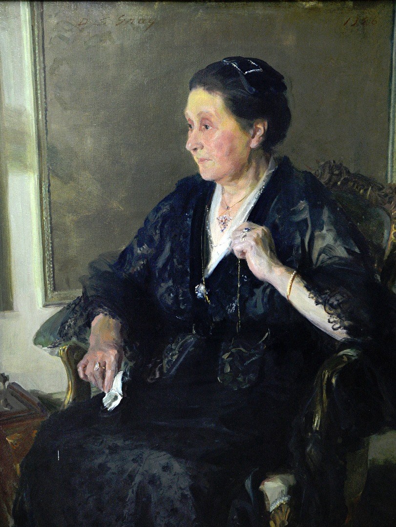 Appraisal: Douglas Stannus Gray - The Artist's Mother oil on canvas