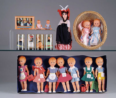 Appraisal: LOT OF MISCELLANEOUS SMALL DOLLS Including plastic dolls in original