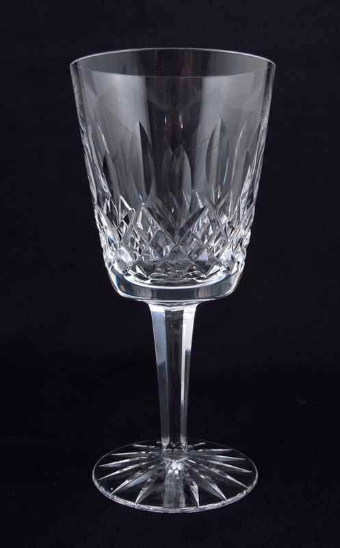 Appraisal: WATERFORD CRYSTAL WATER GOBLETS In the Lismore pattern approx ''