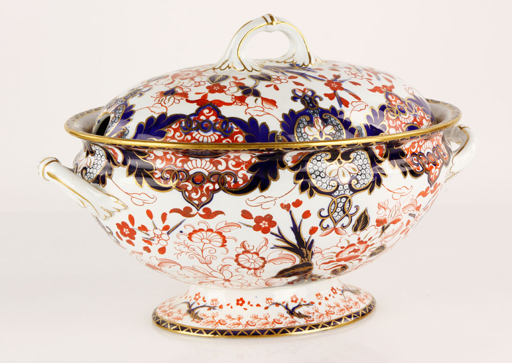 Appraisal: - English Royal Crown Derby Tureen th century English Royal