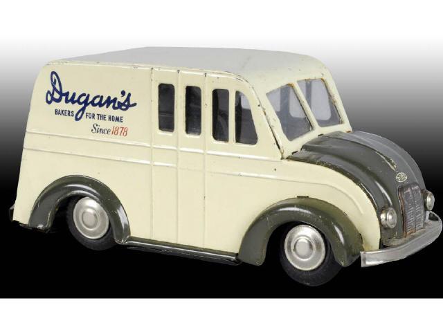 Appraisal: Japanese Tin Friction Dugan's Bakery Truck Description Friction working Marked