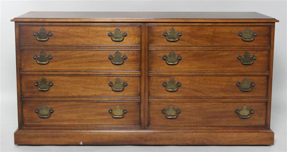 Appraisal: GEORGIAN STYLE DOUBLE DRESSER FILE CABINET BY BRIGHTON having a