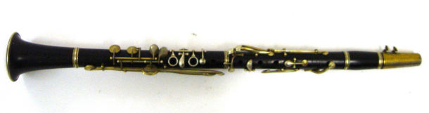 Appraisal: Gedson ebonised clarinet in case cm in length