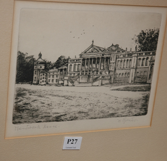 Appraisal: WILKIE RAWSON WENTWORTH HOUSE ETCHING