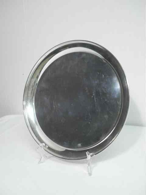 Appraisal: Stieff American sterling silver tray or salver of circular form