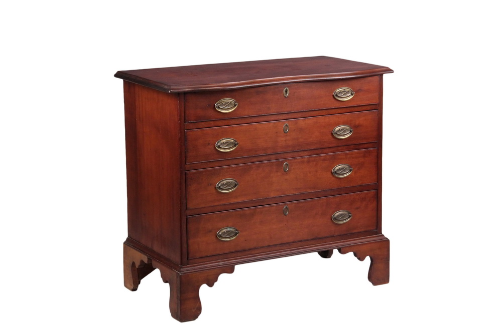 Appraisal: CHEST OF DRAWERS - Chippendale Period Chest in mahogany with