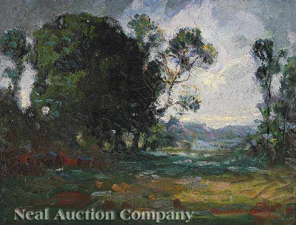 Appraisal: Knute Heldner Swedish Louisiana - Summer Landscape oil on canvas