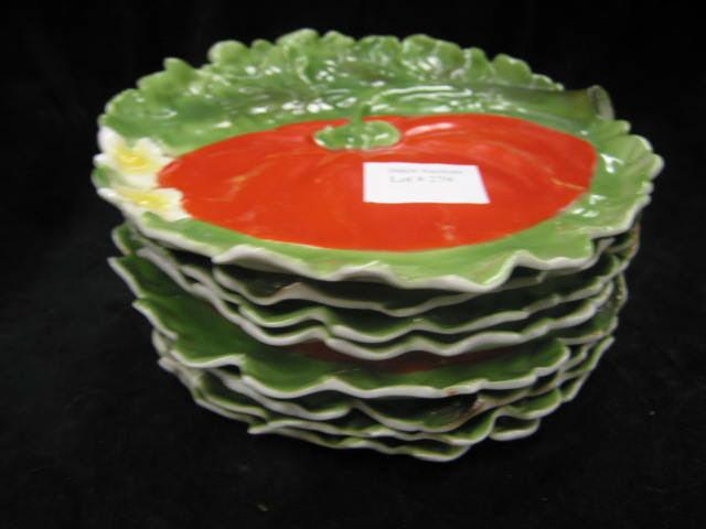 Appraisal: Royal Bayreuth Figural Porcelain Tomato Plates signed