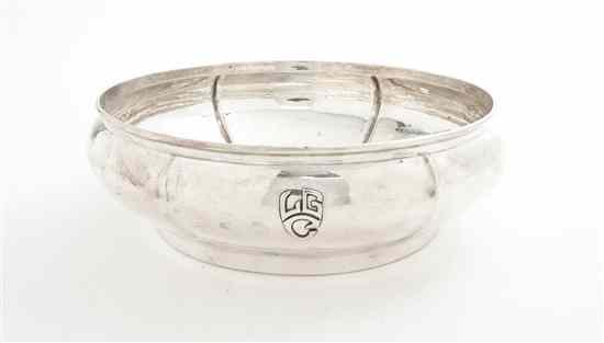 Appraisal: An American Arts Crafts Sterling Silver Bowl Lebolt Chicago of