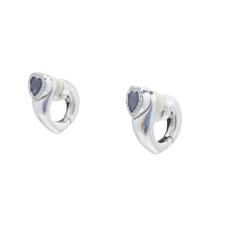 Appraisal: Piaget K Diamond And Colored Stone Earrings Piaget K Diamond