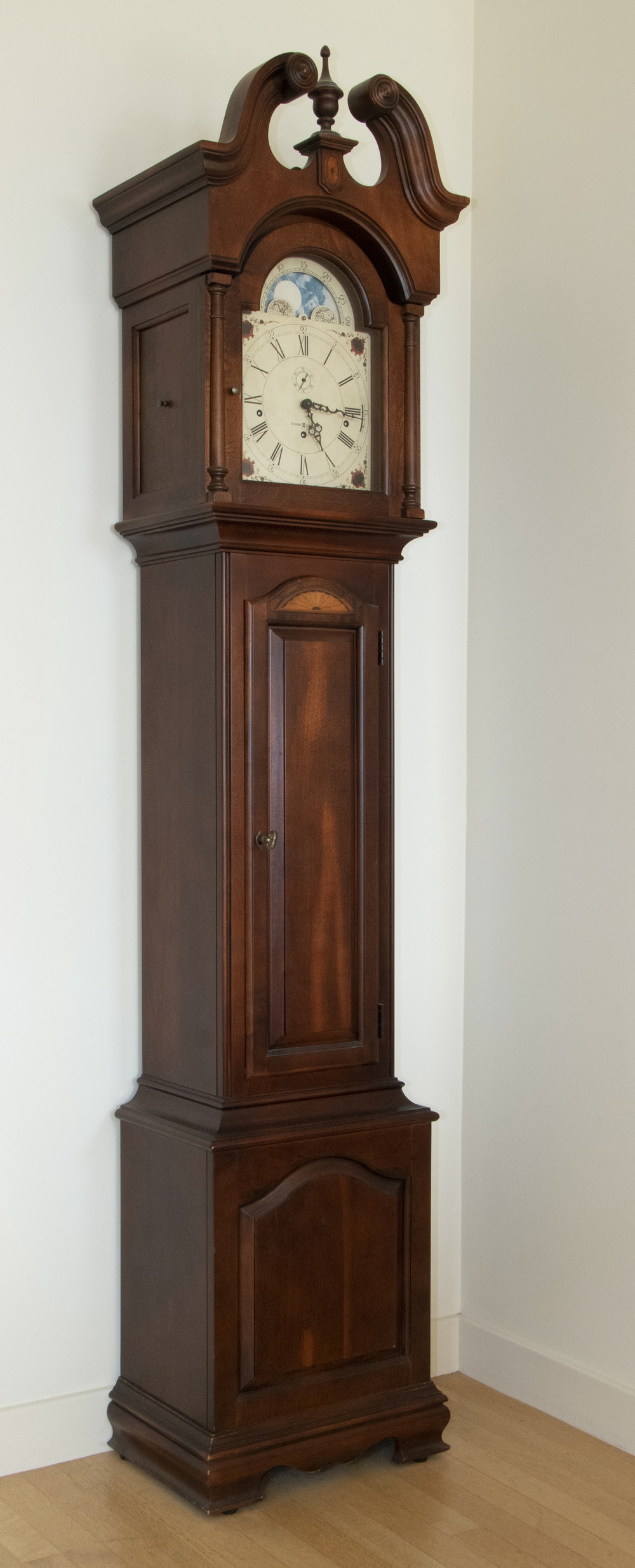 Appraisal: GRANDFATHER CLOCK BY HOWARD MILLER A tall case grandfather clock