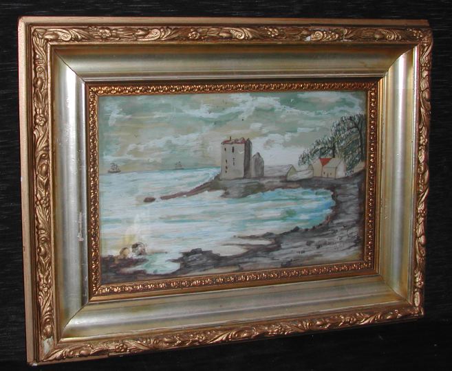 Appraisal: British School Late th Early th Century Coastal View with