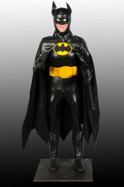 Appraisal: Animated Life-Size Batman Display Description Contemporary figure Working Arms move