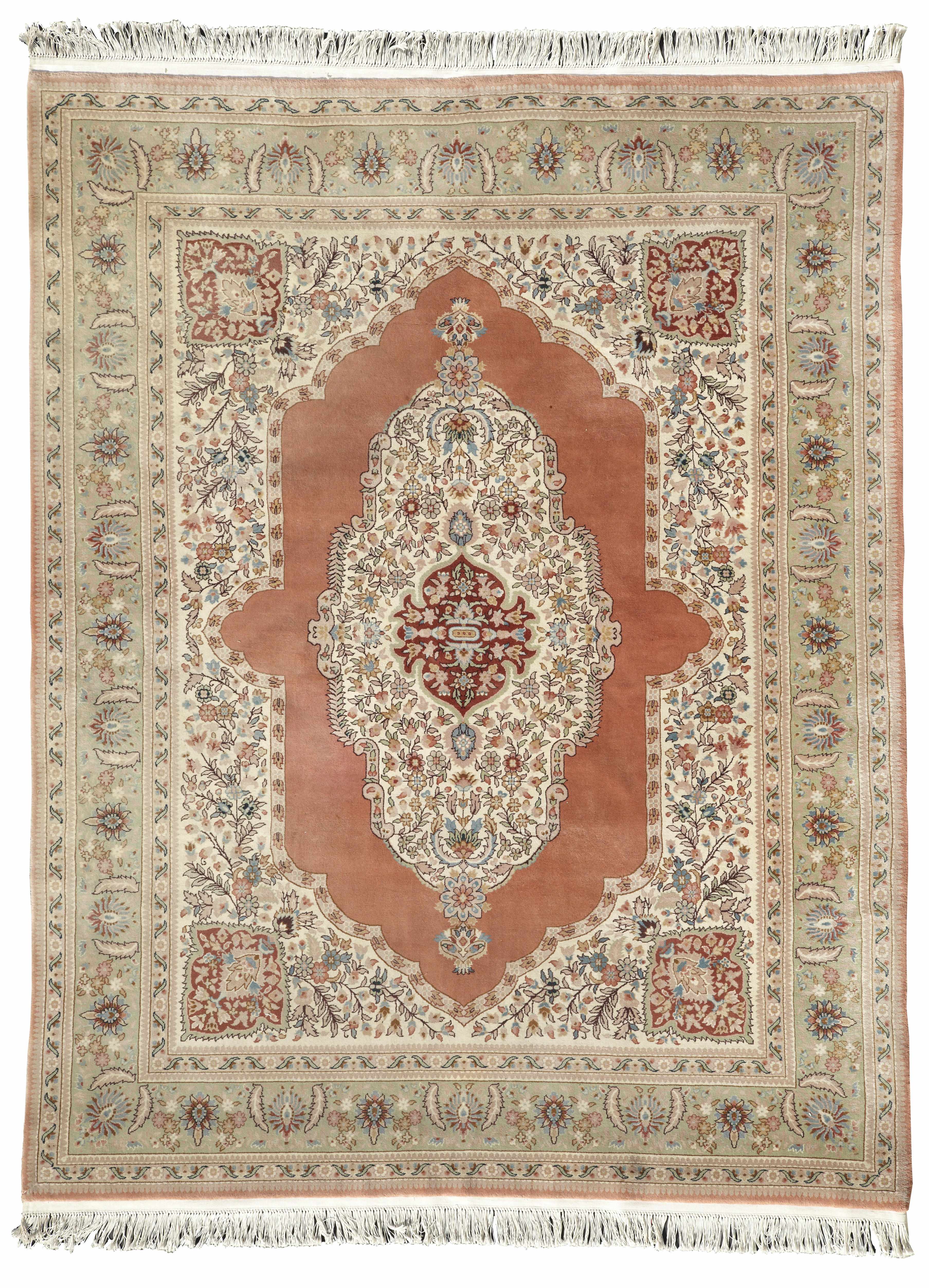 Appraisal: A contemporary Indo Kerman carpet dimensions in cm x in