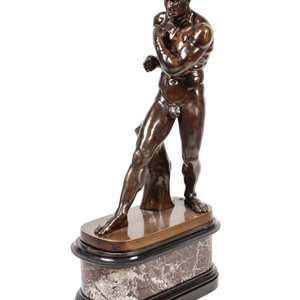 Appraisal: A Grand Tour Bronze Figure of a Gladiator on a