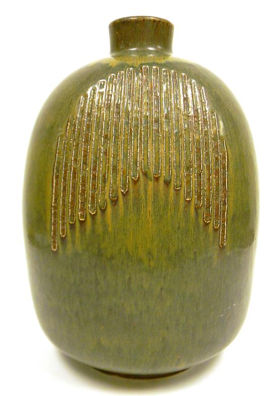 Appraisal: Eva Staehr Nielsen for Saxbo Denmark monumental pottery vase circa