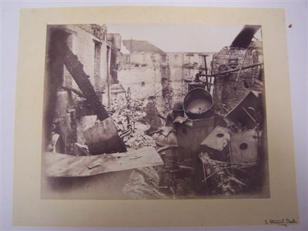 Appraisal: Stuart J A collection of albumen prints of a ruined