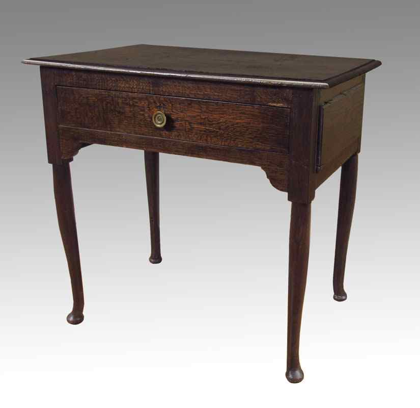 Appraisal: EARLY TH C ENGLISH ONE DRAWER STAND Single drawer with