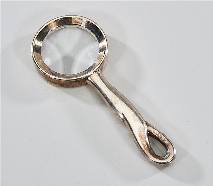 Appraisal: Elsa Peretti for Tiffany Co sterling silver magnifying glass Features