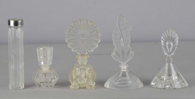 Appraisal: Lot of Perfume Bottles Five perfume bottles of various size