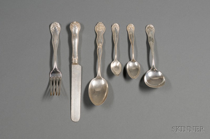 Appraisal: Group of Gorham Sterling Lancaster Pattern Flatware comprising six dinner