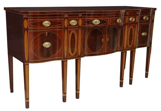 Appraisal: American Federal style New York sideboard Kindel Winterthur Collection late