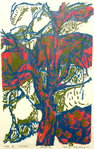 Appraisal: Arthur Rosskam Abrams b - Tree II monoprint signed numbered