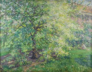 Appraisal: Painting Alfred Juergens The Crab Apple Tree Alfred Juergens American