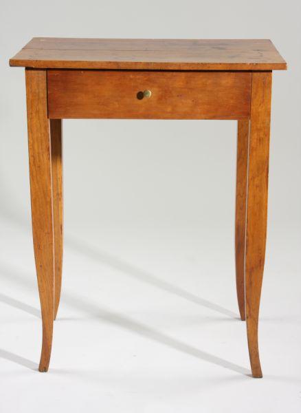 Appraisal: Southern One Drawer Stand early th c Possibly Louisiana cherry