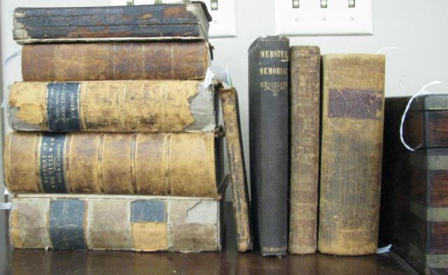 Appraisal: Group of antique reference and fiction books including The Life