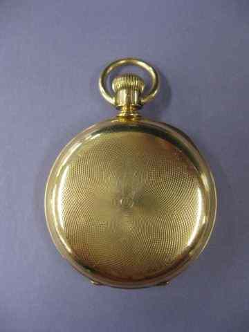 Appraisal: Elgin k Gold Pocketwatch hunting case circa grade jewels Roman