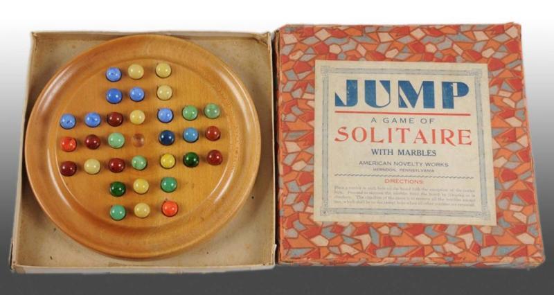 Appraisal: Lot of Boxed Marble Games Description Includes two Solitaire boards