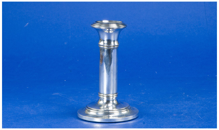 Appraisal: Silver Candlestick Hallmarked for Birmingham inches in height