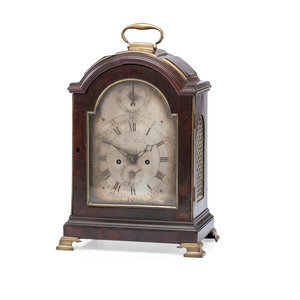 Appraisal: A George III Brass Mounted Mahogany Bracket Clock Robert Wood