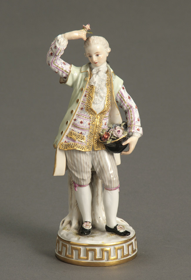 Appraisal: Meissen Figure of a Gentleman Late th-Early th Century The