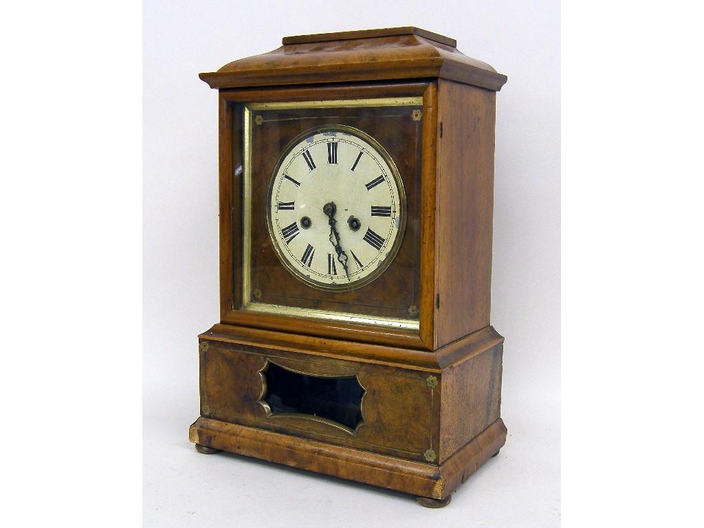 Appraisal: Good French ormolu and porcelain mounted two train pillar clock