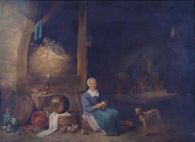 Appraisal: FOLLOWER OF DAVID TENIERS THE YOUNGER - An old woman