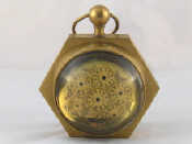 Appraisal: A brass eight day ball clock with multiple dials to