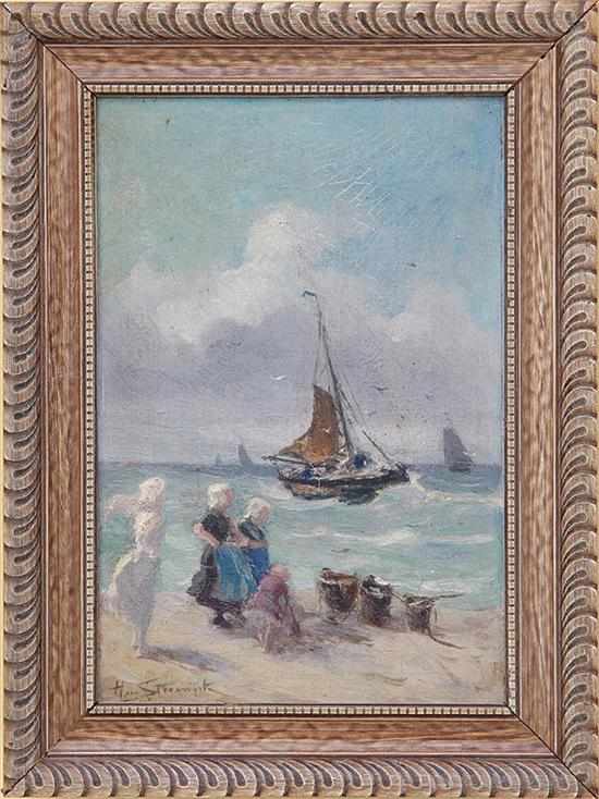 Appraisal: Dutch school early th century CLAM HARVEST oil on board