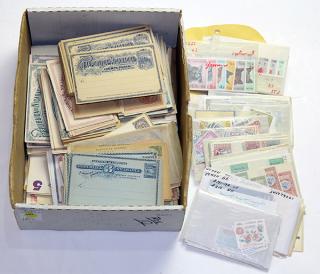 Appraisal: Latin America stamp collection including hundreds of mostly unused envelopes