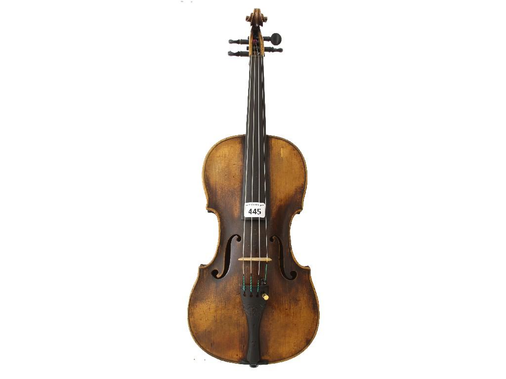 Appraisal: th century Tyrolean violin cm