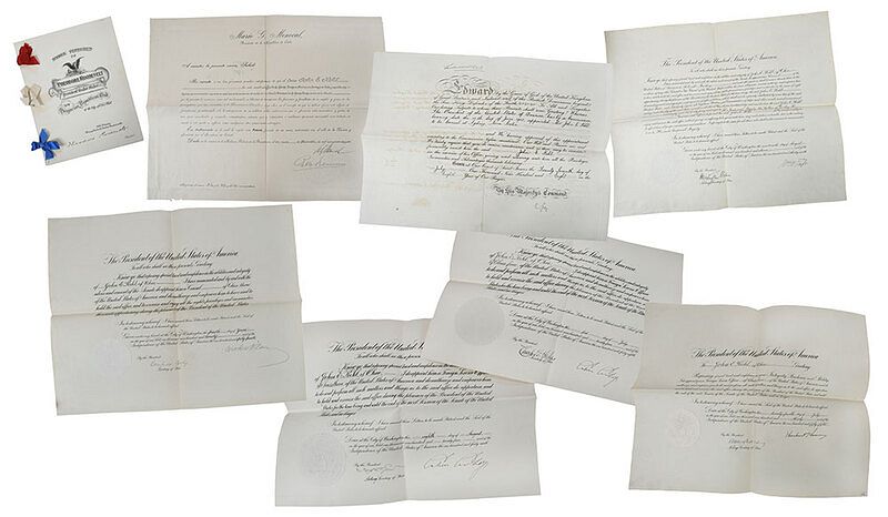 Appraisal: Presidential Ephemera of John E Kehl American - Presidential appointments