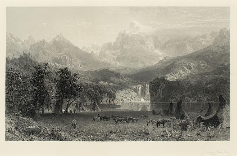 Appraisal: Albert Bierstadt - The Rocky Mountains Albert Bierstadt - The