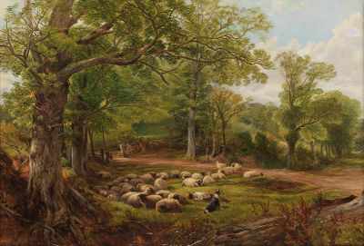 Appraisal: Frederick William Hulme British - A Summer Day Oil on