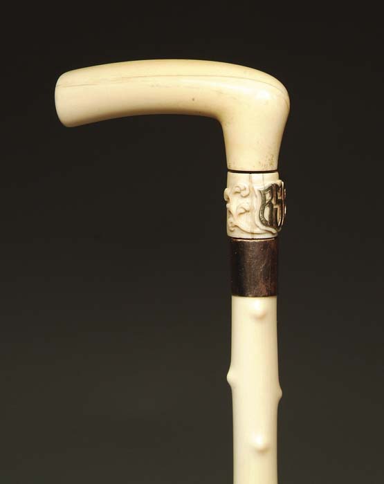 Appraisal: HISTORIC CASED IVORY CANE A GIFT TO EMPEROR MAXIMILIAN I