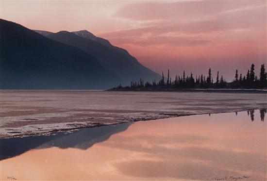 Appraisal: Thomas D Mangelsen American th century Yukon Lake color photograph