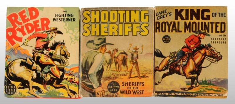 Appraisal: Lot of Western Big Little Books Description Includes King of