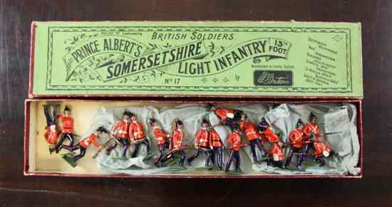 Appraisal: A boxed set of Britains lead soldiers The Prince Albert