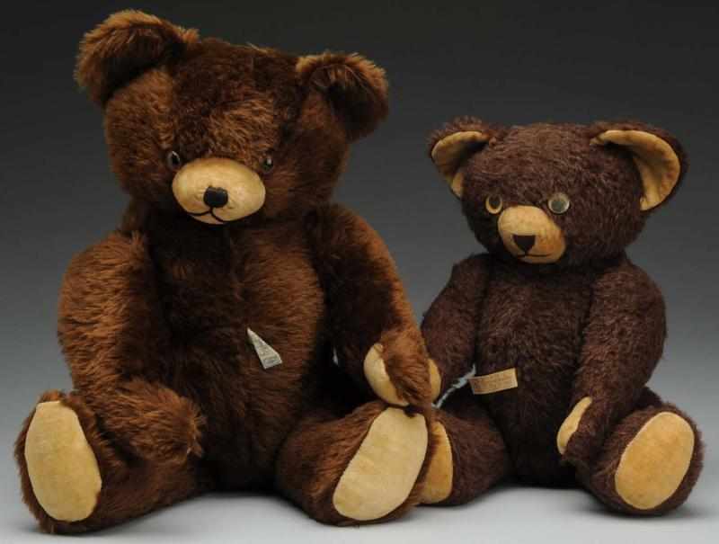 Appraisal: Lot of Brown Knickerbocker Bears Both have labels One with