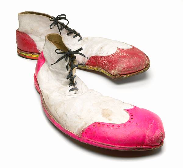 Appraisal: A Stephen Boyd pair of clown shoes from Billy Rose's